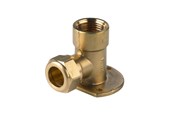 Klemmringverschraubungen - Vsh Fabrieken Wallplate elbow fxc 1/2x15 s12 - 0865007
