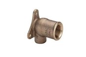 Kupferrohre und Armaturen - Viega Deck angle with wall flange 15 mm x 1/2" gunmetal - 101275