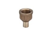 Kupferrohre und Armaturen - Viega Insert nipple/socket 22 mm x 1/2" gunmetal - 112455