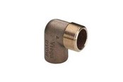 Kupferrohre und Armaturen - Viega Transition angle 90° sleeve/nipple 15 mm x 1/2" gunmetal - 100568