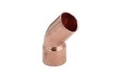 Kupferrohre und Armaturen - Viega Bend 45° nipple/socket 15 mm copper - 100292