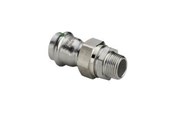 Druckrohre und Armaturen - Viega Sanpress Inox transition fitting 54 x 2" Stainless steel / glossy - 438364