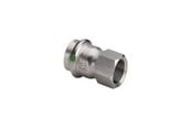 Druckrohre und Armaturen - Viega Sanpress Inox transition 22 x 1/2" stainless steel - 436612