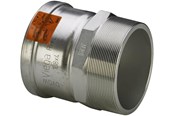 Druckrohre und Armaturen - Viega Sanpress Inox XL transition 76.1 mm x 2 1/2" stainless steel - 482923