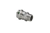 Druckrohre und Armaturen - Viega Sanpress Inox transition 35 mm x 1 1/4" stainless steel 436544 - 436544