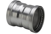 Druckrohre und Armaturen - Viega Sanpress inox XL sleeve 88.9 mm stainless steel - 482817
