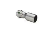 Druckrohre und Armaturen - Viega Sanpress Inox XL reduction 76.1 x 54 mm stainless steel - 483135