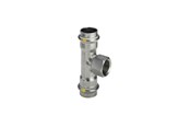 Druckrohre und Armaturen - Viega Sanpress Inox Tee 54mm x 1/2" x 54mm stainless steel - 437237