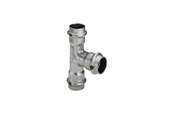 Druckrohre und Armaturen - Viega Sanpress Inox T-piece 28 x 15 x 28 mm stainless steel - 435950