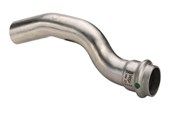 Druckrohre und Armaturen - Viega Sanpress Inox overbending 15mm stainless steel - 452926