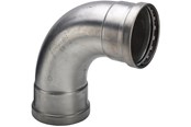 Druckrohre und Armaturen - Viega Sanpress Inox XL bend 90° 76.1 Stainless steel/bright 482596 - 482596