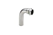 Druckrohre und Armaturen - Viega Sanpress Inox bend 90° 22 Stainless steel/bright 435721 - 435721