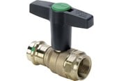 Armaturen - Viega Easytop ball valve 28 mm x 1" gunmetal - 746780