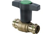 Armaturen - Viega Easytop ball valve 42 mm gunmetal - 746421