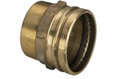 Druckrohre und Armaturen - Viega Sanpress XL transition 76.1 x 2 1/2" sleeve/nipple gunmetal - 350659