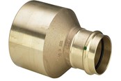 Druckrohre und Armaturen - Viega Sanpress XL reduction 76.1 x 54 mm gunmetal - 354664
