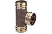 Druckrohre und Armaturen - Viega Sanpress XL T-piece 76.1 x 54 x 76.1 mm gunmetal - 354398