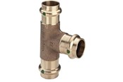 Druckrohre und Armaturen - Viega Sanpress T-piece 28 mm gunmetal - 111915