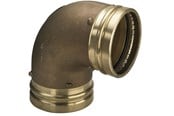 Druckrohre und Armaturen - Viega Sanpress XL bend 90° 76.1 gunmetal/glossy 350697 - 350697