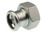 Druckrohre und Armaturen - Vsh Fabrieken Xpr stainless coupl w/nut ff 35xg3/2 - 6191779