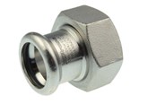 Druckrohre und Armaturen - Vsh Fabrieken Xpr stainless coupl w/nut ff 15xg3/4 - 6191735