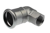 Druckrohre und Armaturen - Vsh Fabrieken Xpr stainless angl ad 90 deg. ff 35xrp5/4 - 6190866