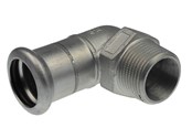 Druckrohre und Armaturen - Vsh Fabrieken Xpr stainless angl ad 90 deg. fm 28xr1 - 6190901