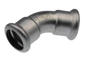 Druckrohre und Armaturen - Vsh Fabrieken Xpr stainless elbow 45 deg. ff 15 - 6190041