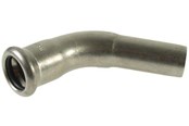 Druckrohre und Armaturen - Vsh Fabrieken Xpr stainless elbow 45 deg. øf 76.1 - 6230092