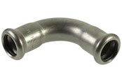 Druckrohre und Armaturen - Vsh Fabrieken Xpr stainless elbow 90 deg. ff 76.1 - 6230004