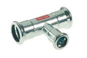 Druckrohre und Armaturen - Vsh Fabrieken Xpr carbon t red fff 76.1x54x76.1 - 6206475