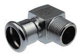 Druckrohre und Armaturen - Vsh Fabrieken Xpr carbon angl ad 90 deg. fm 15xr1/2 - 6202086