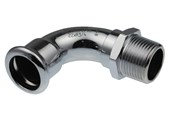 Druckrohre und Armaturen - Vsh Fabrieken Xpr carbon elbow 90 deg. fm 28xr1 - 6202020