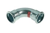 Druckrohre und Armaturen - Vsh Fabrieken Xpr carbon elbow 90 deg. ff 76.1 - 6208004