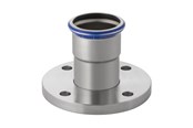 Druckrohre und Armaturen - Geberit mapress stainless steel flange pn 10/16 with pressing socket d54mm - 33738