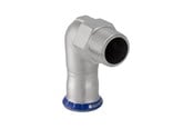 Druckrohre und Armaturen - Geberit Elbowad mt stst 90g d28-r1 - 33836