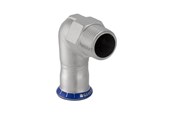 Druckrohre und Armaturen - Geberit Elbowad mt stst 90g d15-r1/2 - 33833