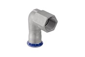 Druckrohre und Armaturen - Geberit Elbowad ft stst 90g d15-rp1/2 - 33803