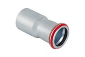 Druckrohre und Armaturen - Geberit Reducer w/ plend cst d22-15 zn-pl - 22305