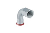 Druckrohre und Armaturen - Geberit Bendad ft cst 90g d22-rp3/4 zn-pl - 20557