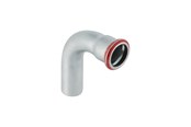 Druckrohre und Armaturen - Geberit Bend w/ plend cst 90g d15 zn-pl - 20302