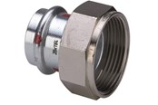 Druckrohre und Armaturen - Viega Prestabo connection screw 22 mm x 3/4" galvanized steel - 693091