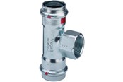 Druckrohre und Armaturen - Viega Prestabo T-piece 42 x 1/2" x 42 mm galvanized steel - 558956