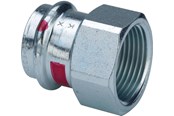 Druckrohre und Armaturen - Viega Prestabo transition 28 x 1" socket/socket galvanized steel - 559120
