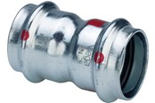 Druckrohre und Armaturen - Viega Prestabo sleeve 35 mm galvanized steel - 558024