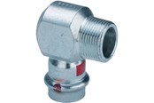 Druckrohre und Armaturen - Viega Prestabo transition angle 90° 22 x 3/4" galvanized steel - 559540