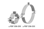 Rohraufhängung und Kupplungen - Flamco rsf clip g1/2-m10 x 69-76 - 54211