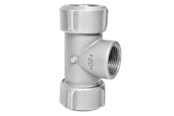 Klemmringverschraubungen - +GF+ Tee primofit 1 1/2"xrp1 1/2" g - 775312055