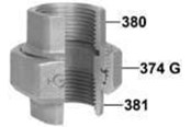 Gewindestücke - +GF+ Union galvanized for f taper seat 2" - 770340209