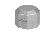 Gewindestücke - +GF+ Cap black 3/8 - 770300103